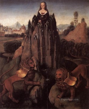  allegory Art - Allegory with a Virgin 1479 Netherlandish Hans Memling